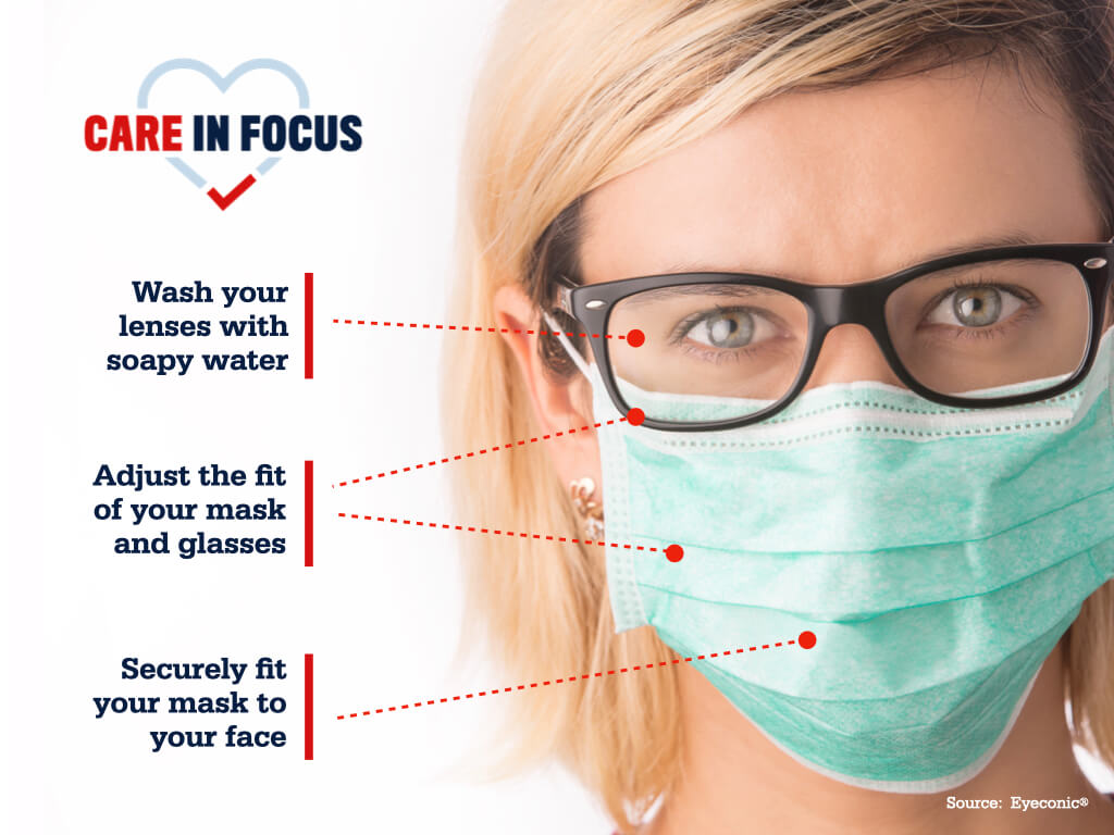 Keep Glasses From Fogging Up When Wearing a Mask